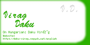 virag daku business card